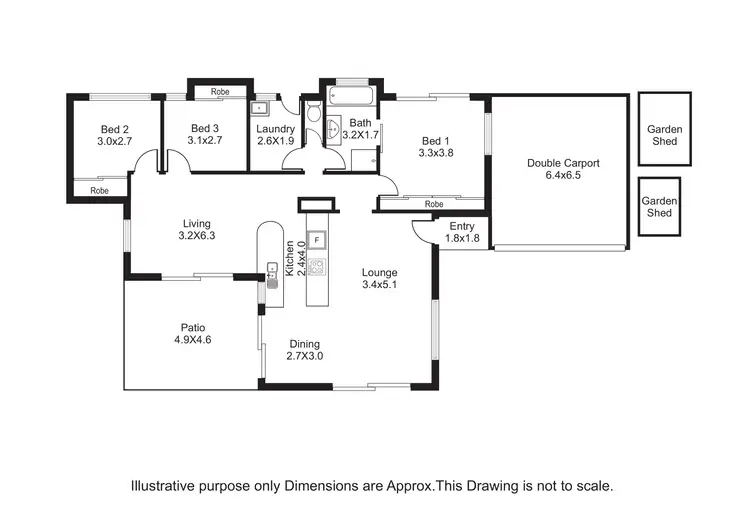 Floorplan of Homely house listing, 10 Harrison Close, Kanimbla QLD 4870