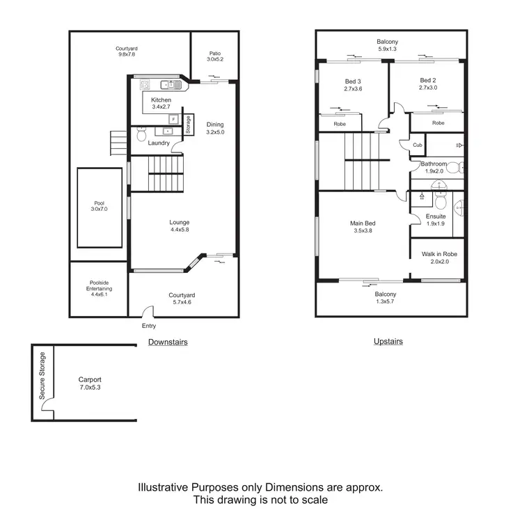 Floorplan of Homely unit listing, 6/26 Corkill Street, Freshwater QLD 4870