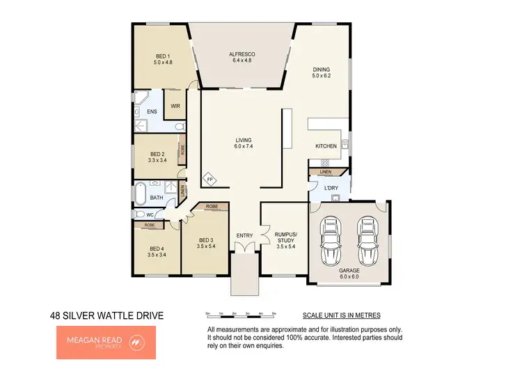 Floorplan of Homely house listing, 48-50 Silver Wattle Drive, Jimboomba QLD 4280