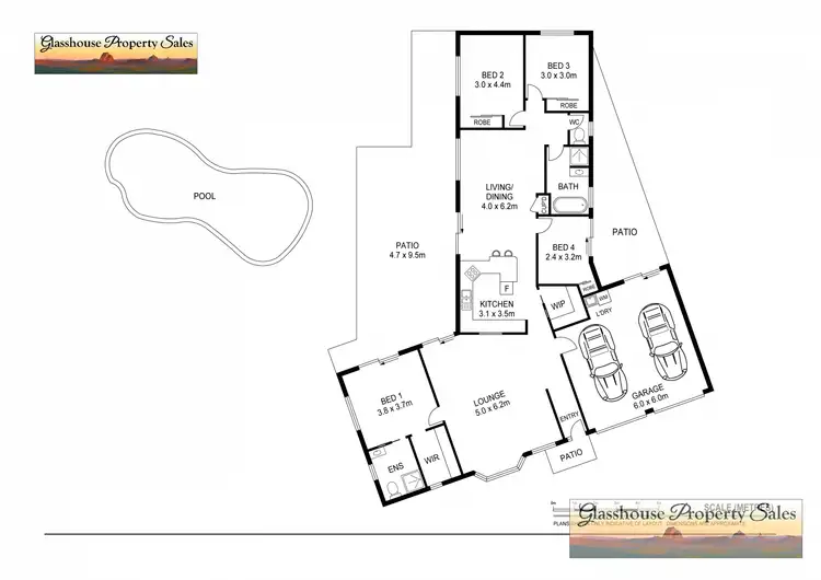 Floorplan of Homely house listing, 14 Ridgemount Place, Glass House Mountains QLD 4518
