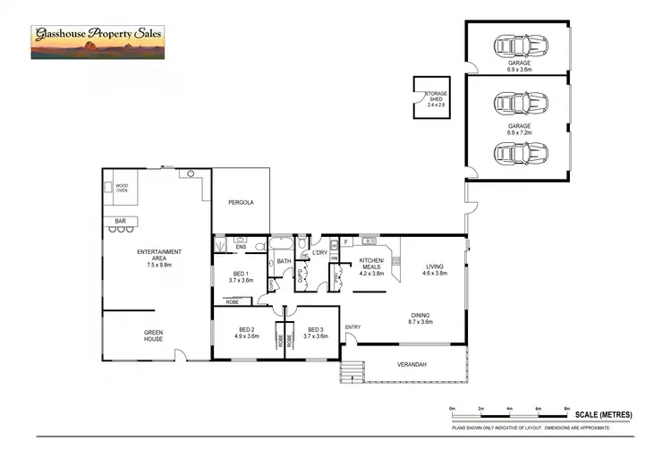 Floorplan of Homely house listing, 42 Bruce Parade, Glass House Mountains QLD 4518