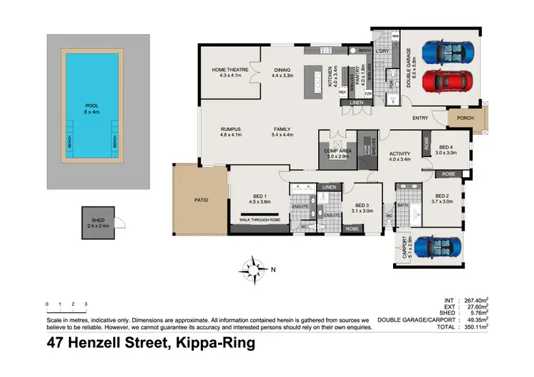 Floorplan of Homely house listing, 47 Henzell Street, Kippa-ring QLD 4021