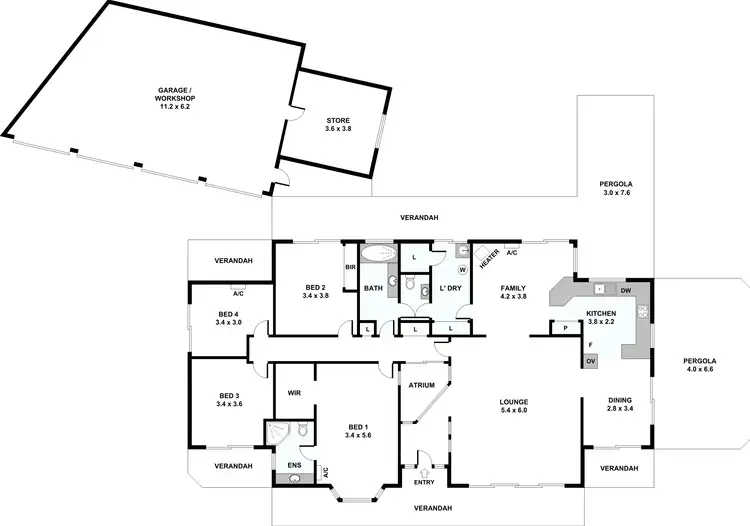 Floorplan of Homely house listing, 169 Progress Drive, North Lake WA 6163