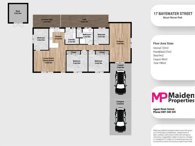 Floorplan of Homely house listing, 17 Bayswater Street, Mount Warren Park QLD 4207