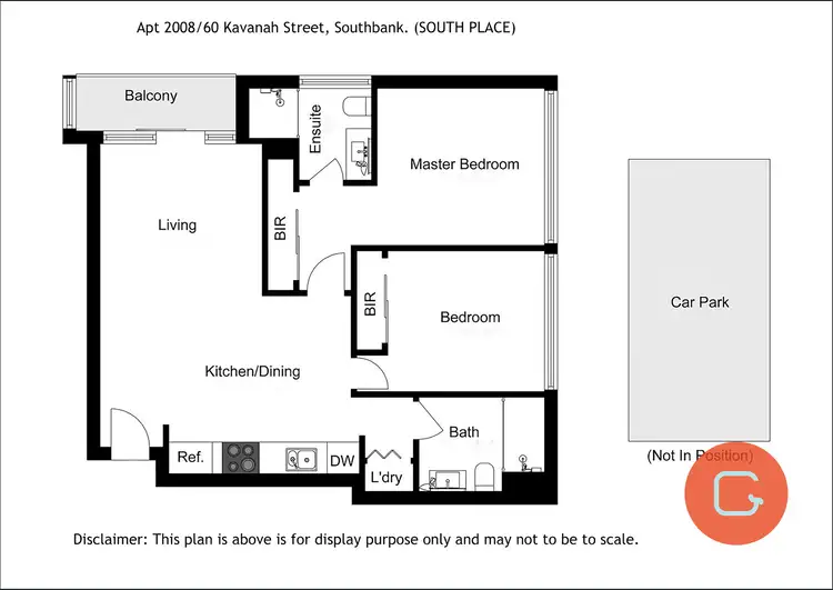 Floorplan of Homely apartment listing, 2004/60 Kavanagh Street, Southbank VIC 3006