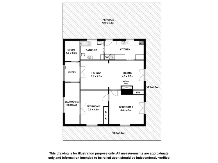 Floorplan of Homely house listing, 5 Adelaide Road, Millicent SA 5280