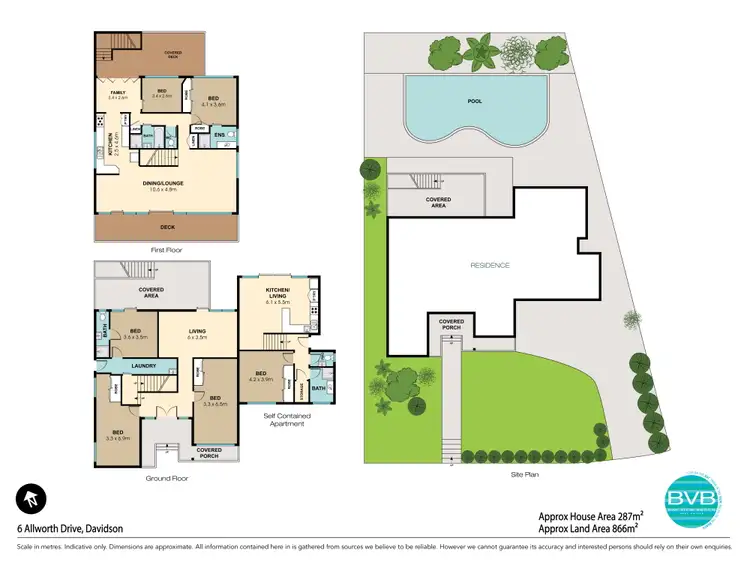 Floorplan of Homely house listing, 6 Allworth Drive, Davidson NSW 2085