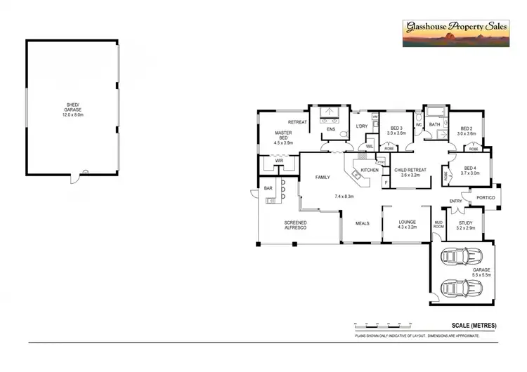 Floorplan of Homely house listing, 13 Sharyn Place, Glass House Mountains QLD 4518