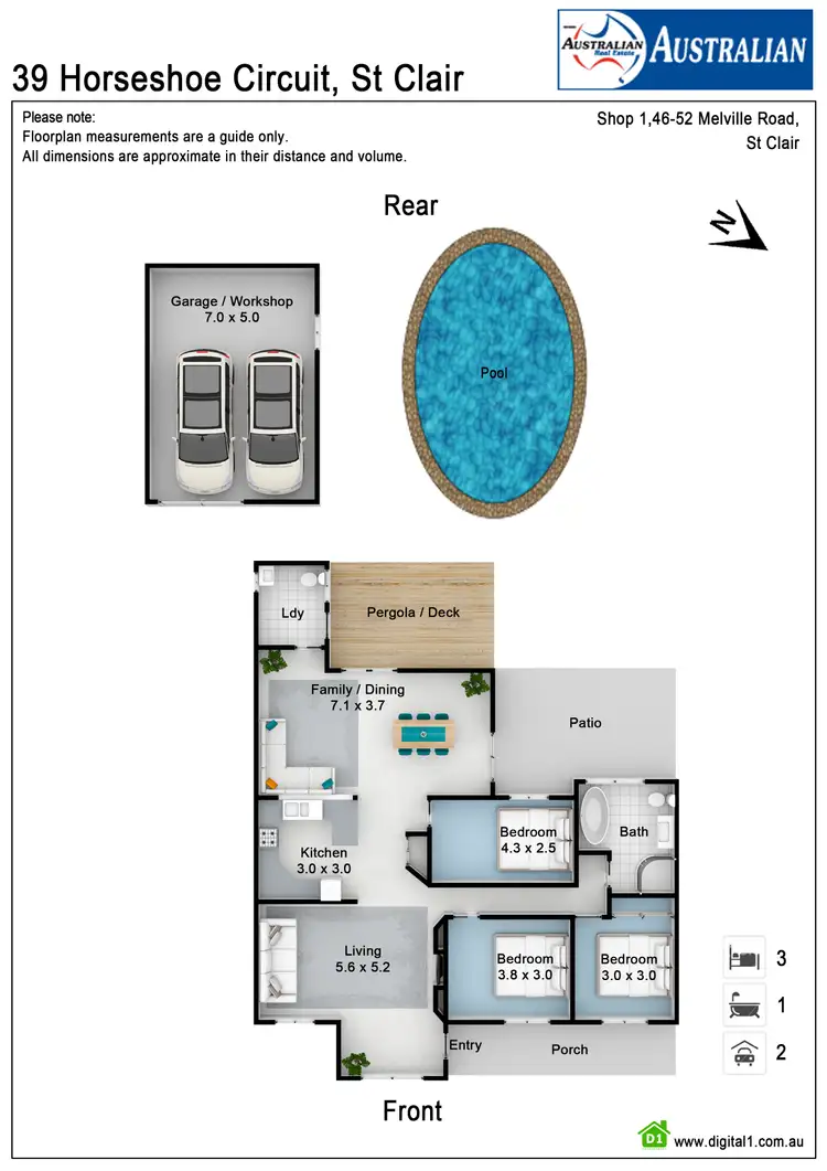 Floorplan of Homely house listing, 39 Horseshoe Circuit, St Clair NSW 2759