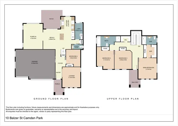 Floorplan of Homely house listing, 10 Balzer Street, Camden Park NSW 2570