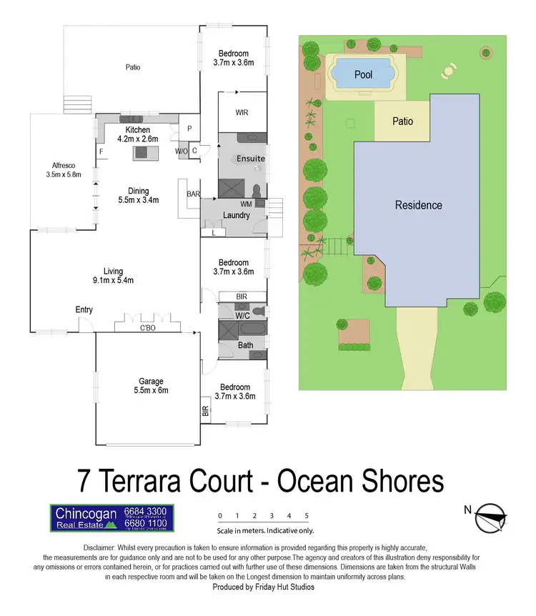 Floorplan of Homely house listing, 7 Terrara Court, Ocean Shores NSW 2483