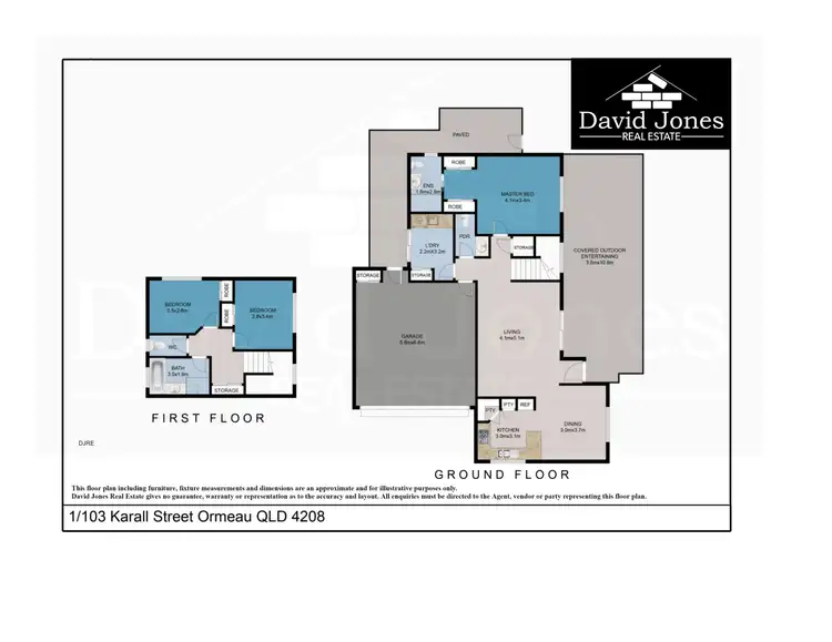 Floorplan of Homely house listing, 1/103 Karall Street, Ormeau QLD 4208