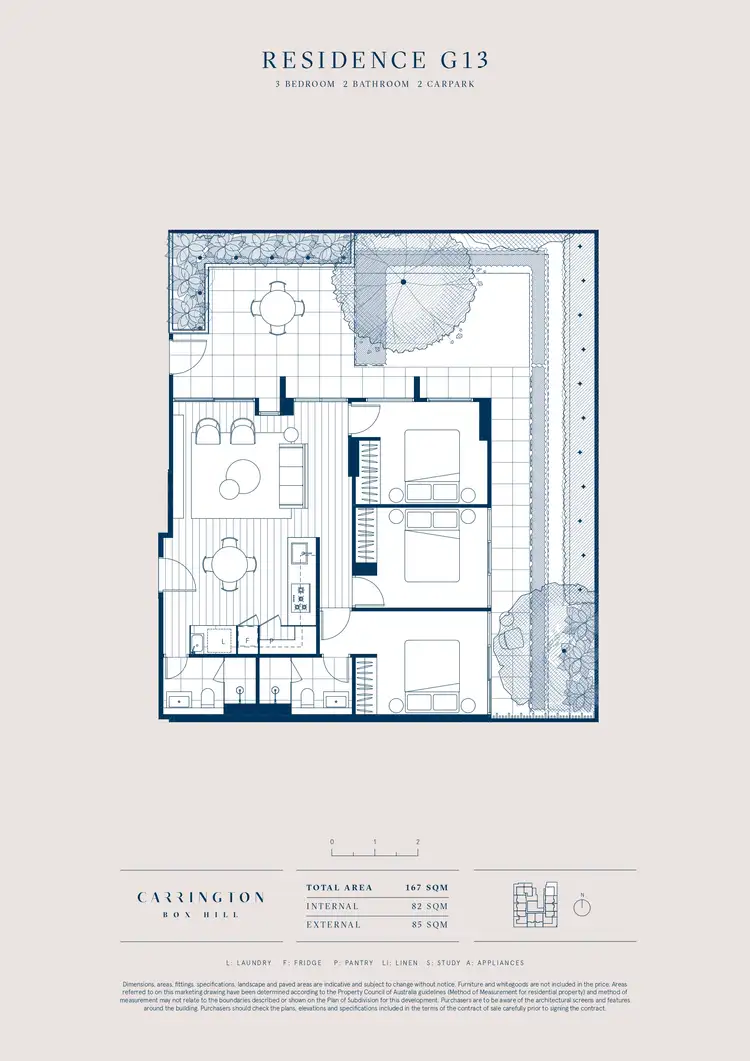 Floorplan of Homely apartment listing, G13/111 Carrington Road, Box Hill VIC 3128