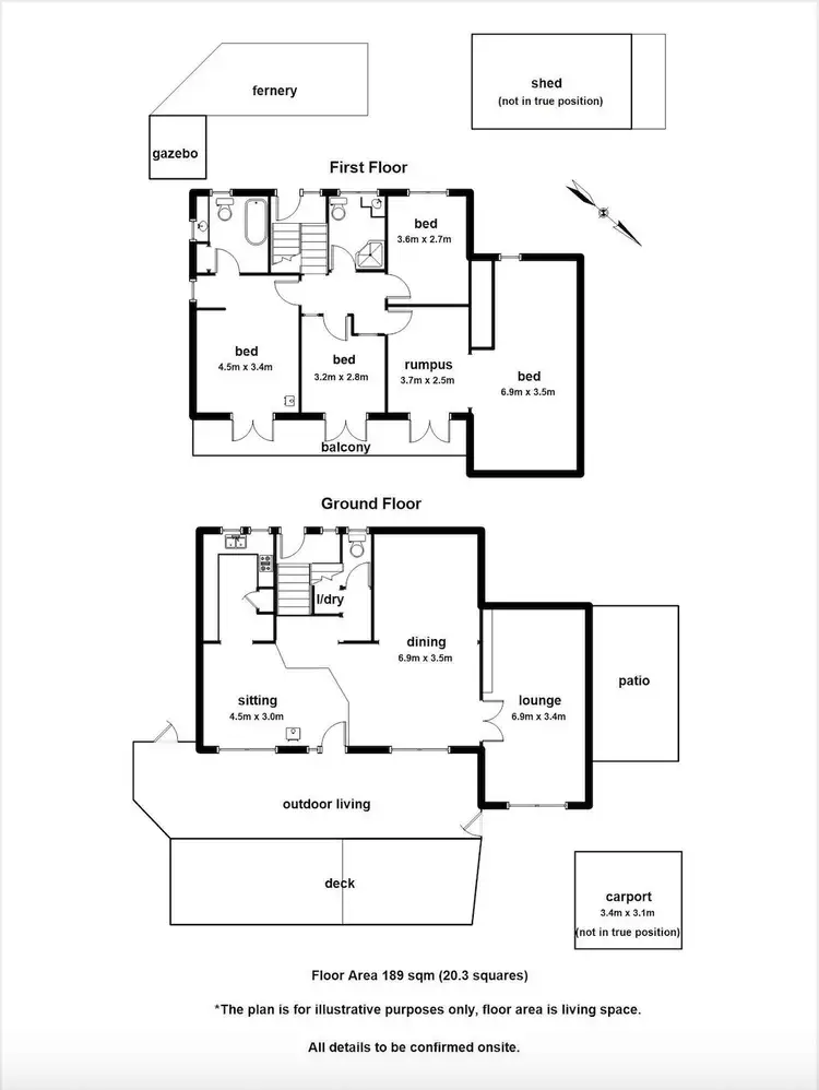Floorplan of Homely house listing, 28 Elm Crescent, Emerald VIC 3782