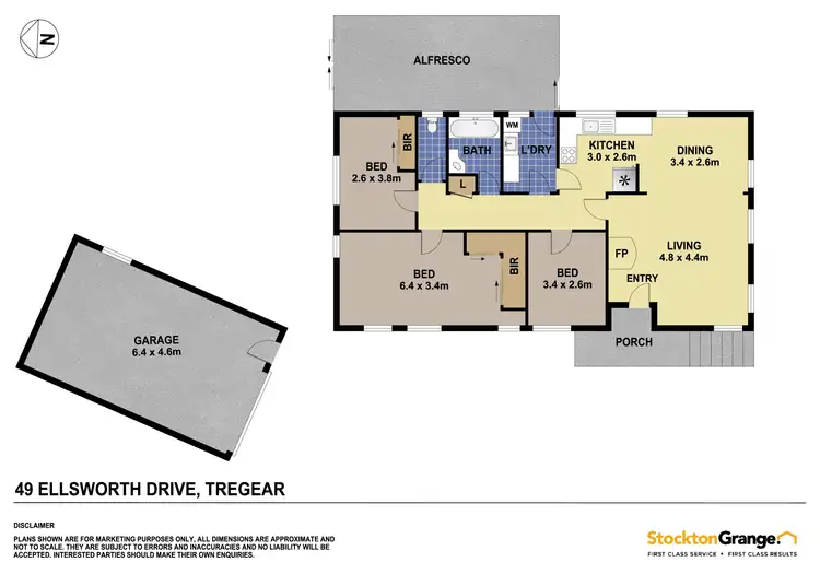 Floorplan of Homely house listing, 49 Ellsworth Drive, Tregear NSW 2770