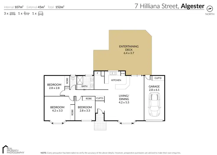 Floorplan of Homely house listing, 7 Hillianna Street, Algester QLD 4115