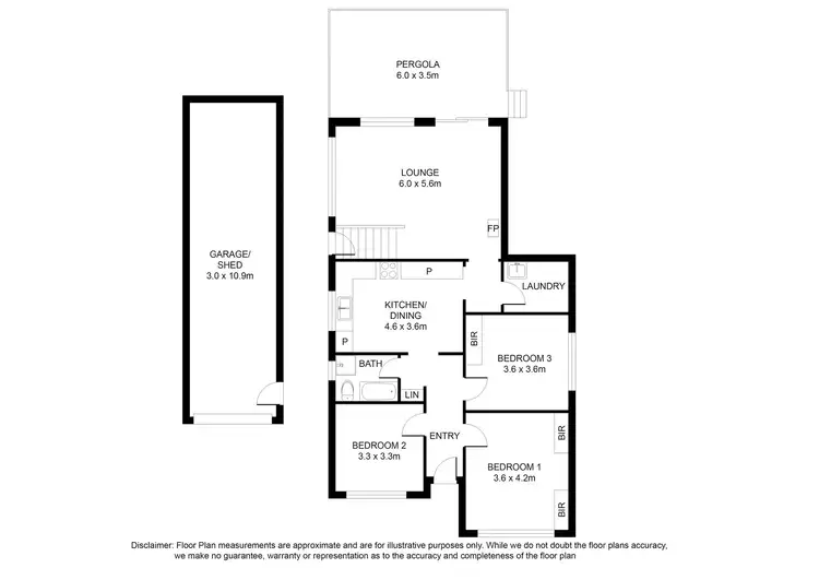 Floorplan of Homely house listing, 5 Park Street, Mount Gambier SA 5290