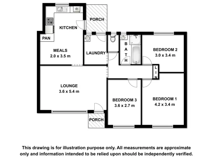 Floorplan of Homely house listing, 4 Oberlander Street, Millicent SA 5280