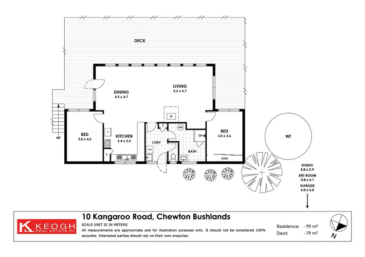 Floorplan of Homely house listing, 10 Kangaroo Road, Chewton Bushlands VIC 3451