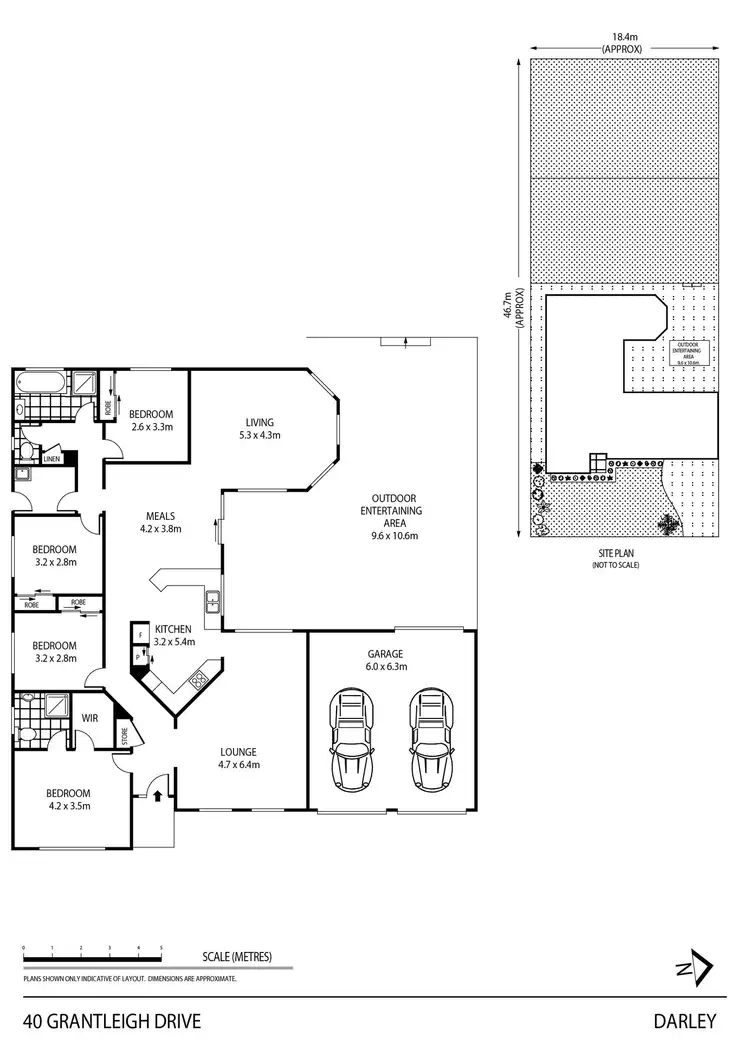 Floorplan of Homely house listing, 40 Grantleigh Drive, Darley VIC 3340
