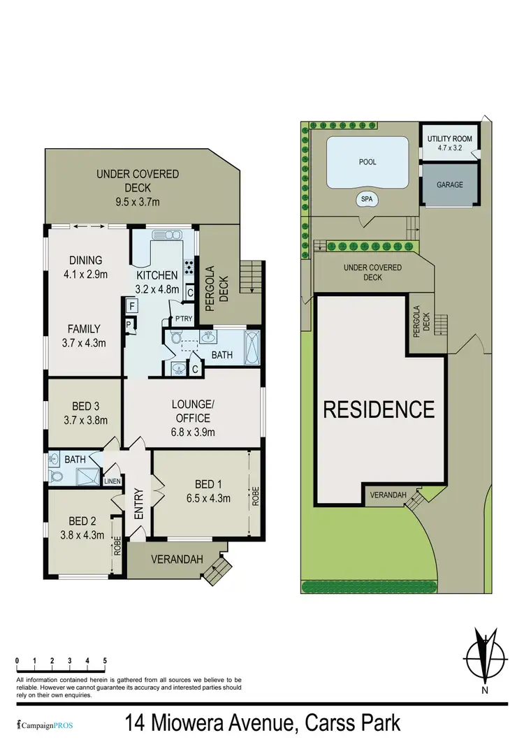 Floorplan of Homely house listing, 14 Miowera Avenue, Carss Park NSW 2221