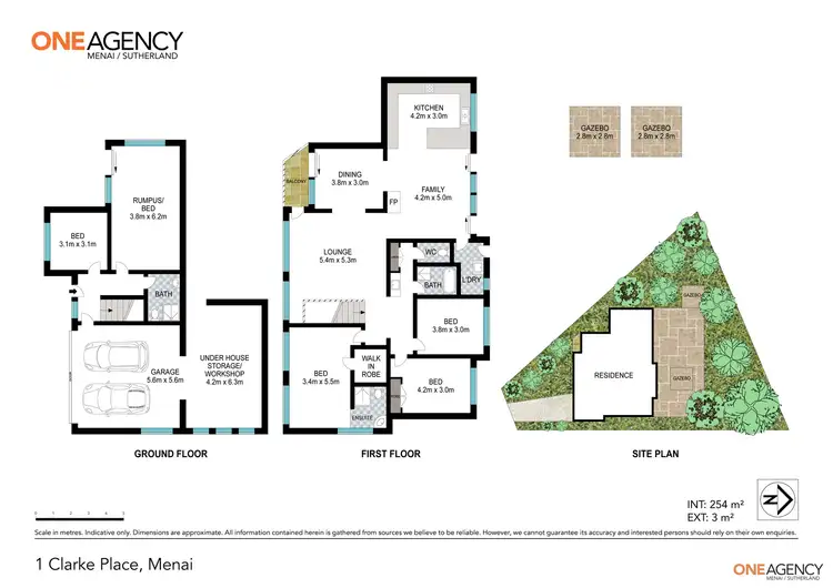 Floorplan of Homely house listing, 1 Clarke Place, Menai NSW 2234