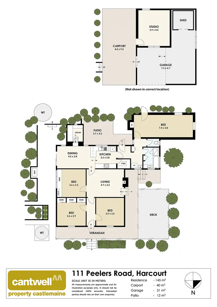 Floorplan of Homely house listing, 111 Peelers Road, Barkers Creek VIC 3451