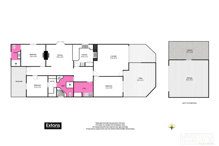 Floorplan of Homely house listing, 48 Sharp Street, Yarrawonga VIC 3730
