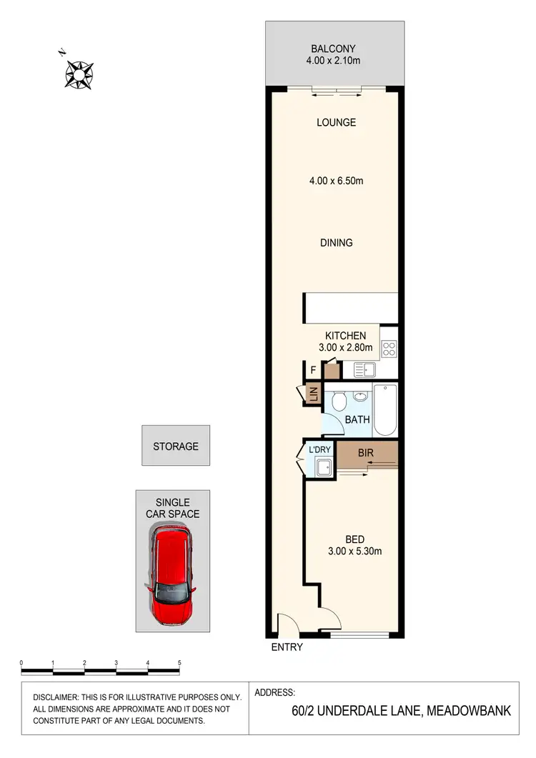 Floorplan of Homely apartment listing, 60/2 Underdale Lane, Meadowbank NSW 2114