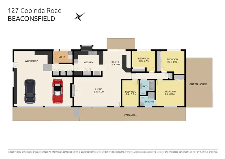 Floorplan of Homely house listing, 127 Cooinda Road, Beaconsfield VIC 3807