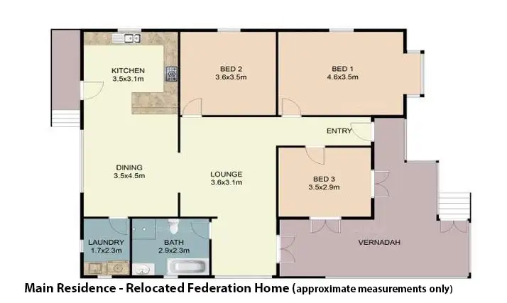 Floorplan of Homely rural property listing, 261 Meyricks Road, Glass House Mountains QLD 4518