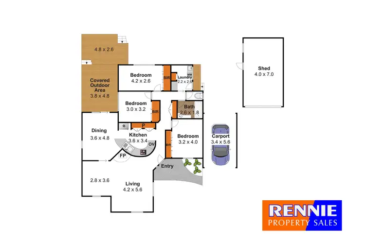 Floorplan of Homely house listing, 28 Robin Street, Lakes Entrance VIC 3909