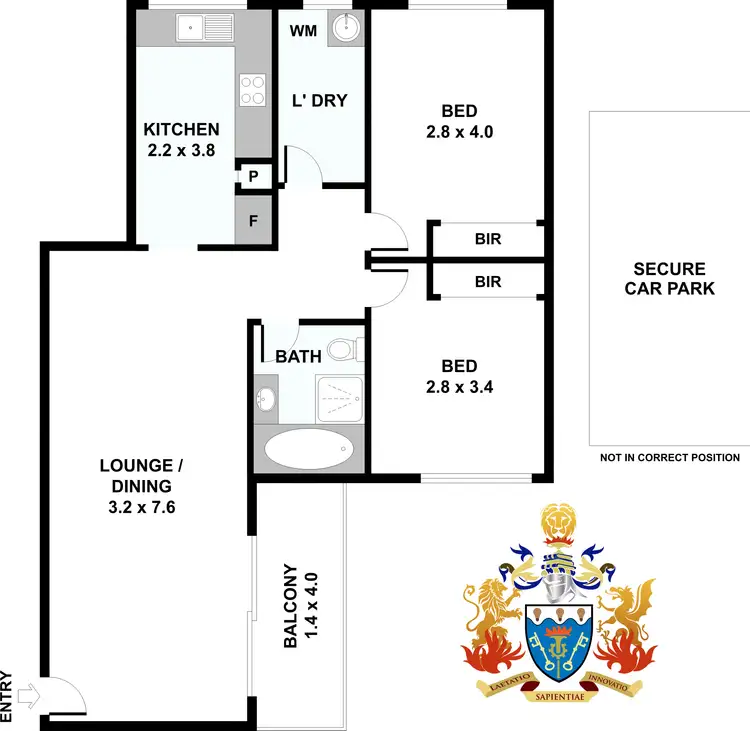 Floorplan of Homely apartment listing, 2/8 Crawford Street, Berala NSW 2141