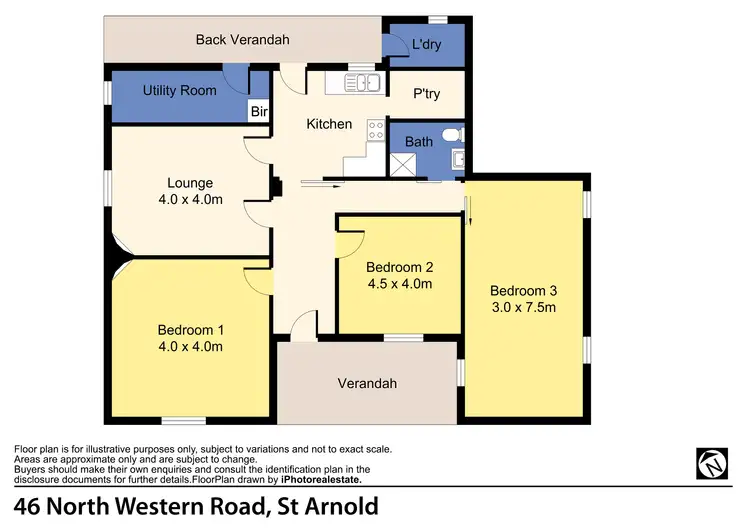 Floorplan of Homely house listing, 46 North Western Road, St Arnaud VIC 3478