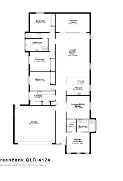 Floorplan of Homely house listing, 13 Coringley Road, Greenbank QLD 4124