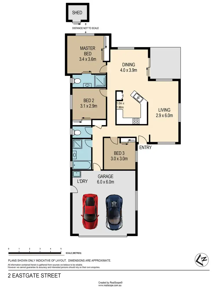 Floorplan of Homely house listing, 2 Eastgate Street, Carina QLD 4152