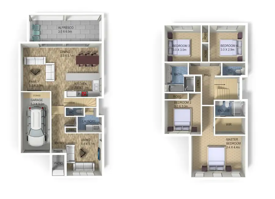 Floorplan of Homely house listing, 12 Corporal Way, Jordan Springs NSW 2747