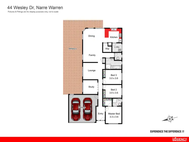 Floorplan of Homely house listing, 44 Wesley Drive, Narre Warren VIC 3805