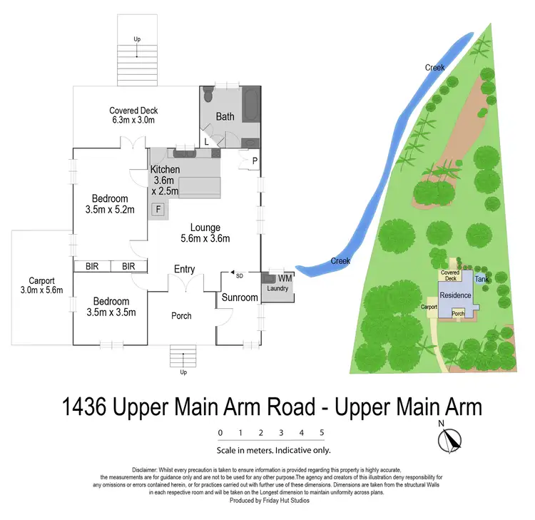 Floorplan of Homely rural property listing, 1436 Main Arm Rd, Upper Main Arm NSW 2482