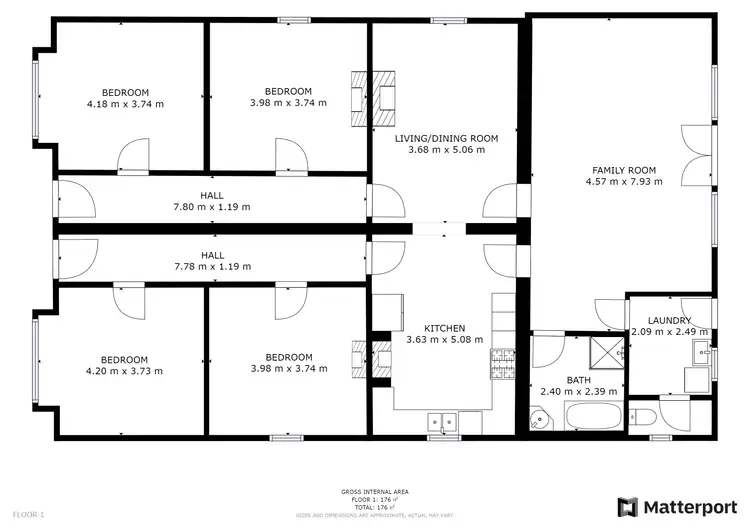 Floorplan of Homely house listing, 97 Hopkins Street, South Boulder WA 6432