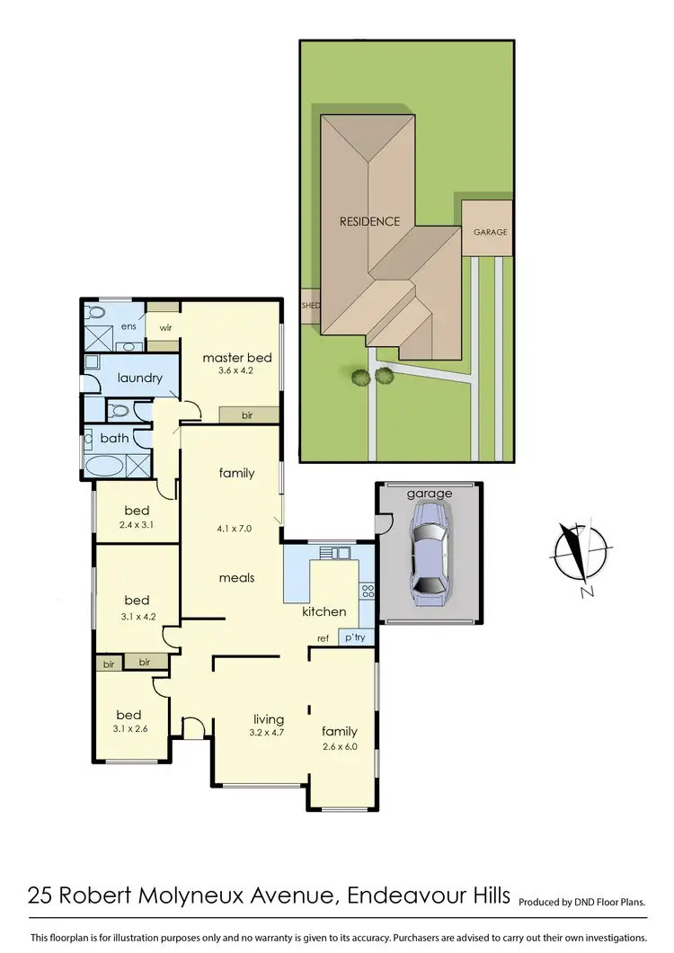 Floorplan of Homely house listing, 25 Robert Molyneux Avenue, Endeavour Hills VIC 3802