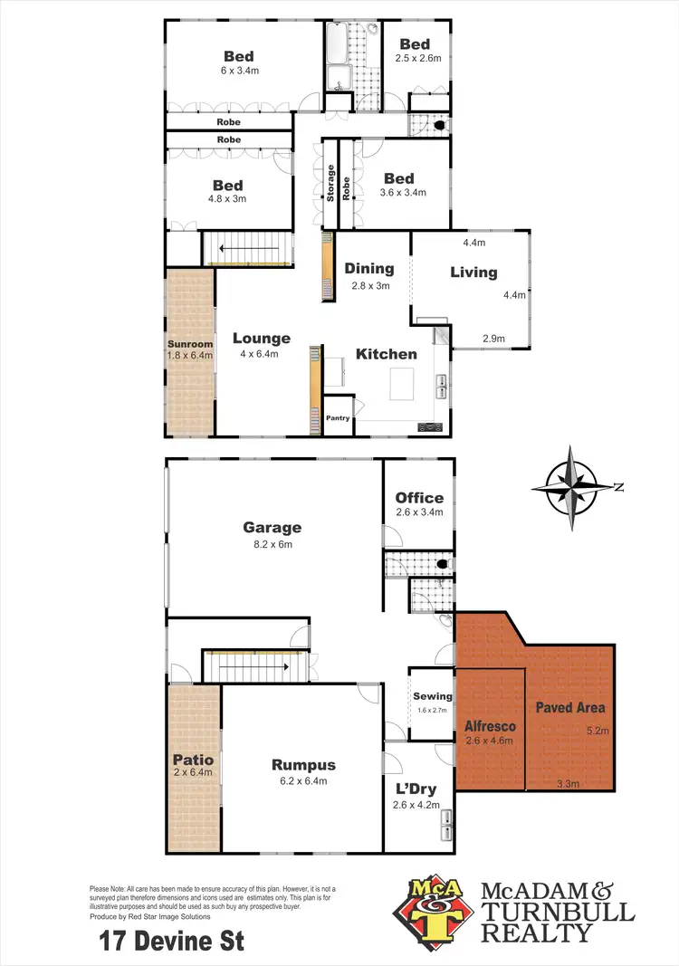 Floorplan of Homely house listing, 17 Devine Street, Harristown QLD 4350