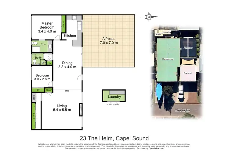 Floorplan of Homely house listing, 23 The Helm, Capel Sound VIC 3940