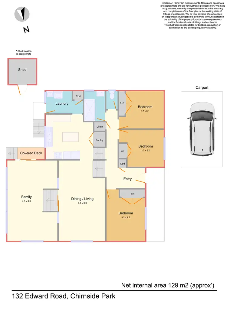 Floorplan of Homely house listing, 132 Edward Road, Chirnside Park VIC 3116