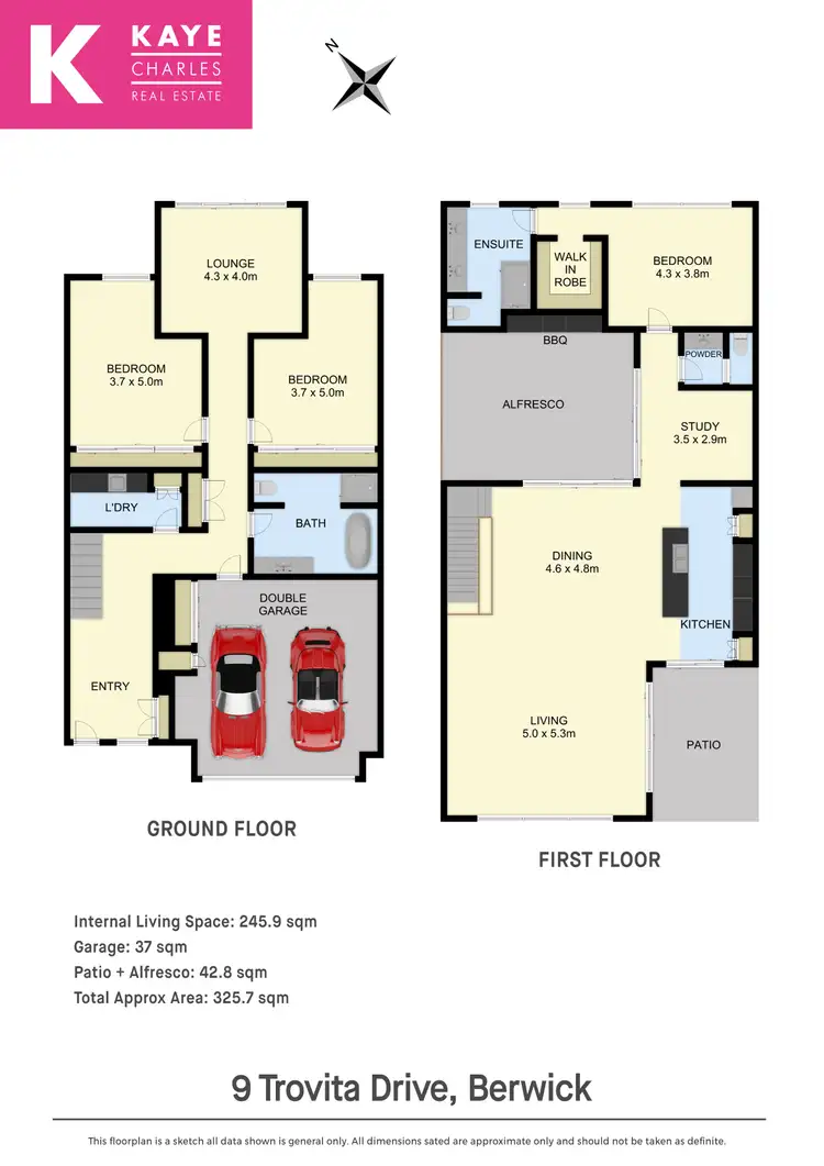 Floorplan of Homely townhouse listing, 9 Trovita Drive, Berwick VIC 3806