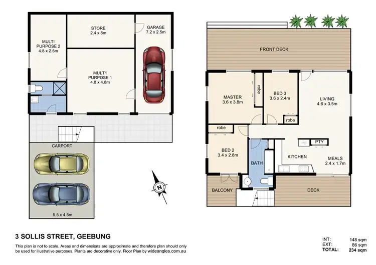 Floorplan of Homely house listing, 3 Sollis Street, Geebung QLD 4034