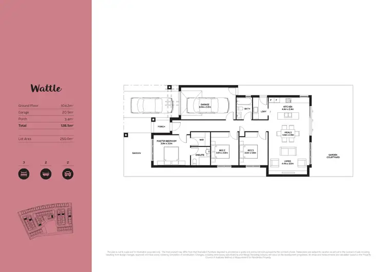 Floorplan of Homely house listing, Lot 124/96S Centre Road, Narre Warren VIC 3805