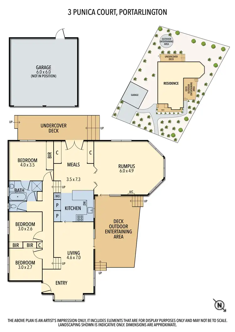 Floorplan of Homely house listing, 3 Punica Court, Portarlington VIC 3223