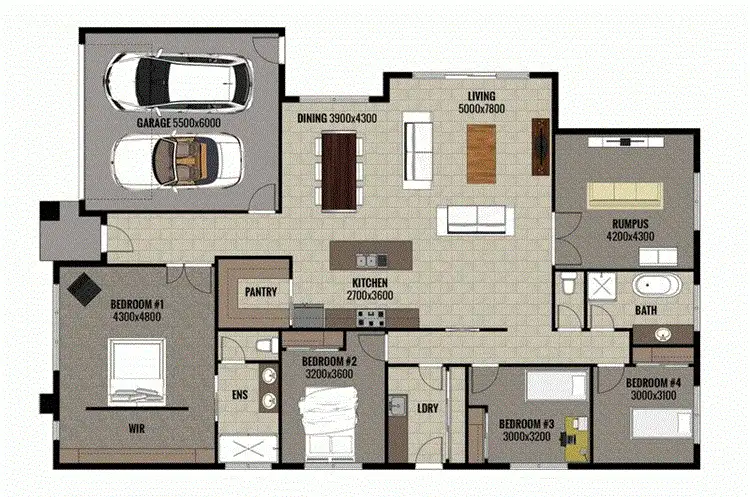 Floorplan of Homely house listing, 6 Hillgrove Close, Warragul VIC 3820