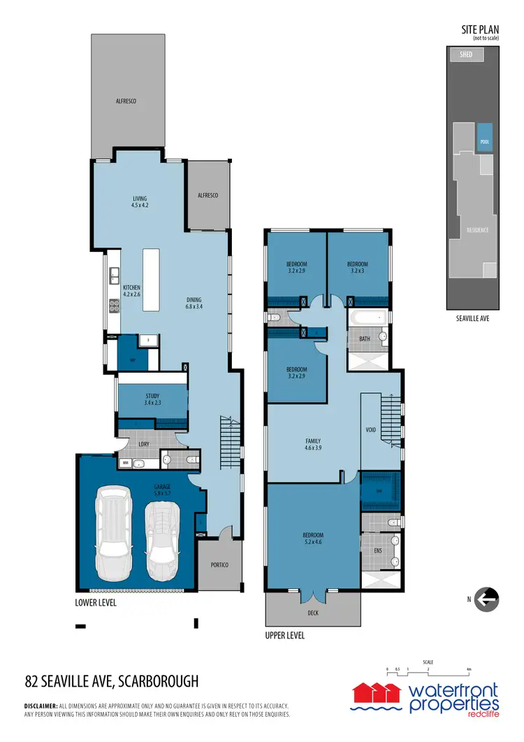 Floorplan of Homely house listing, 82 SEAVILLE AVENUE, Scarborough QLD 4020